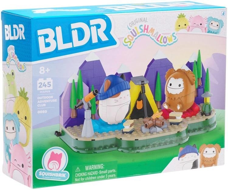 BLDR Squishmallows Building Campout with Cam and Benny