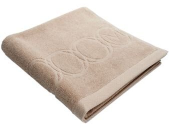 Ręcznik kąpielowy Monogram Opus 70x140cm beżowy / Officine Monogram