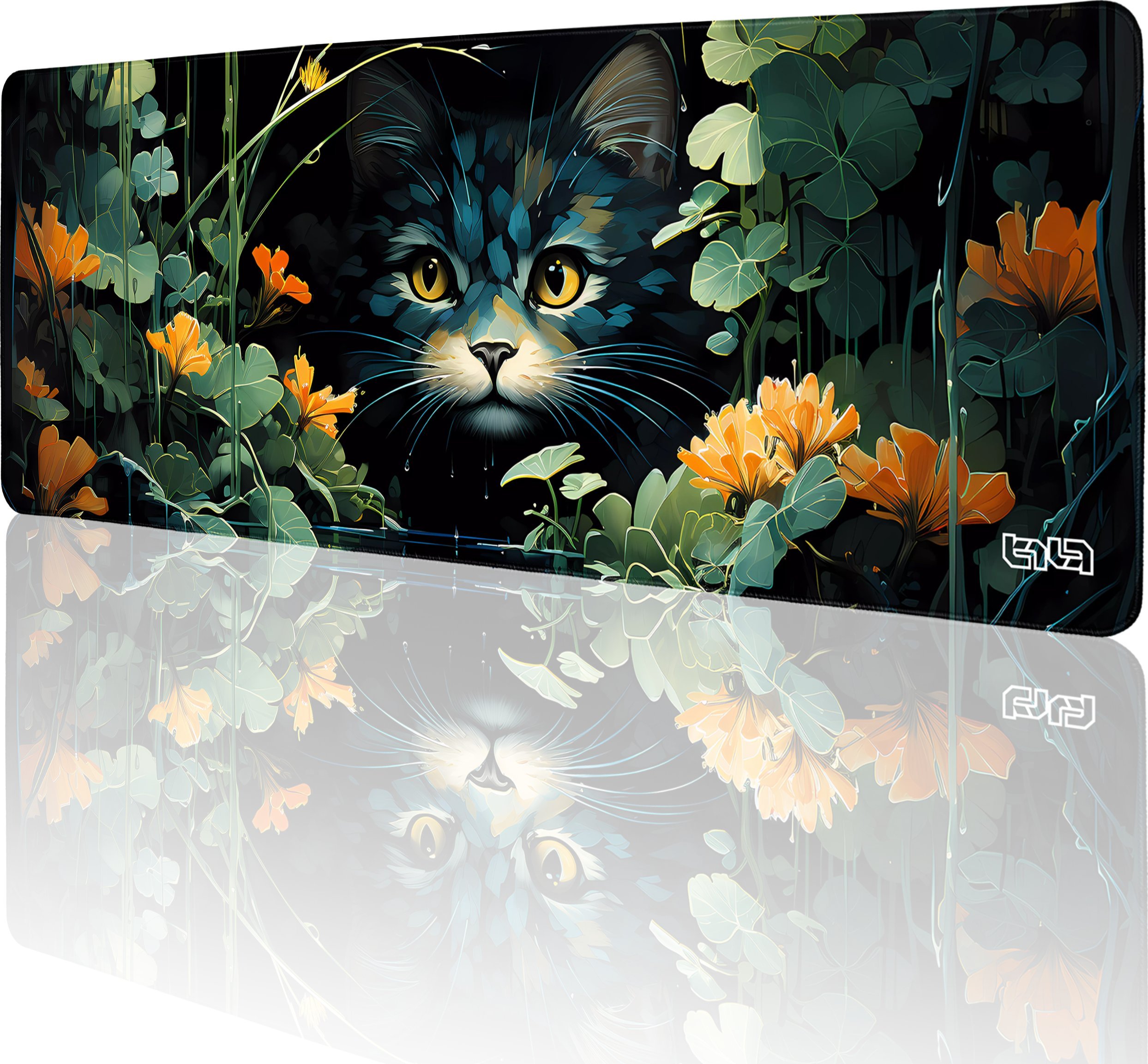 Podkładka Tilt PODKŁADKA POD MYSZKĘ XXL Ukryty Kot 80x30 TILT Duża Prezent XXL Wytrzymała