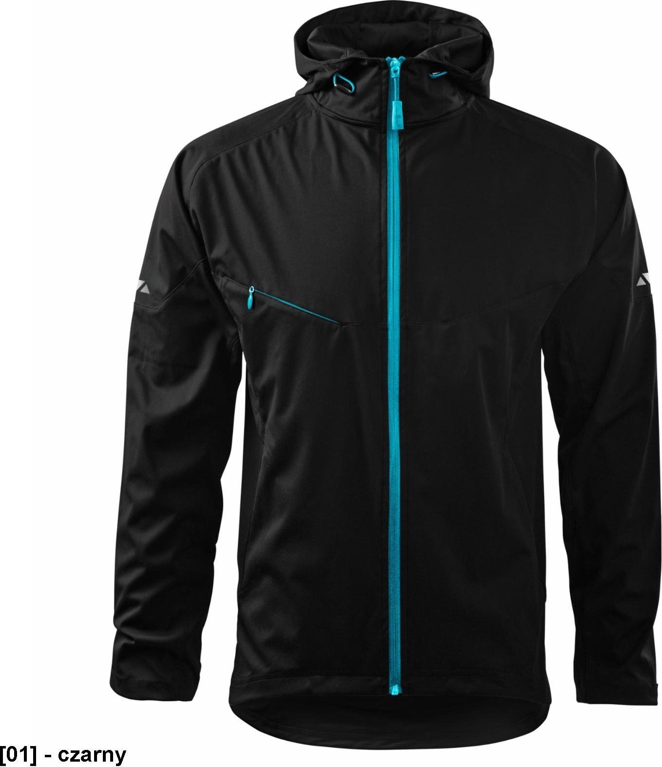 MALFINI Cool 515 - ADLER - Softshell kurtka męska, 210 g/m, 100% poliester, - czarny S