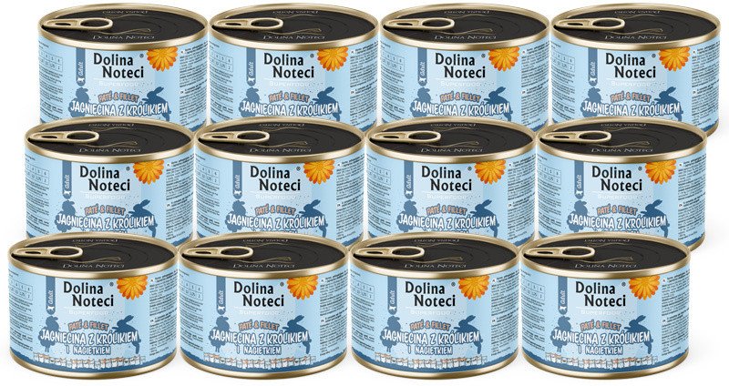 Dolina Noteci Superfood z jagnięciną i królikiem 12x185g