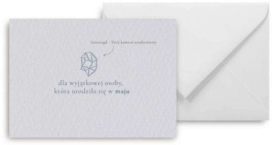 Mini kartka Urodziny maj