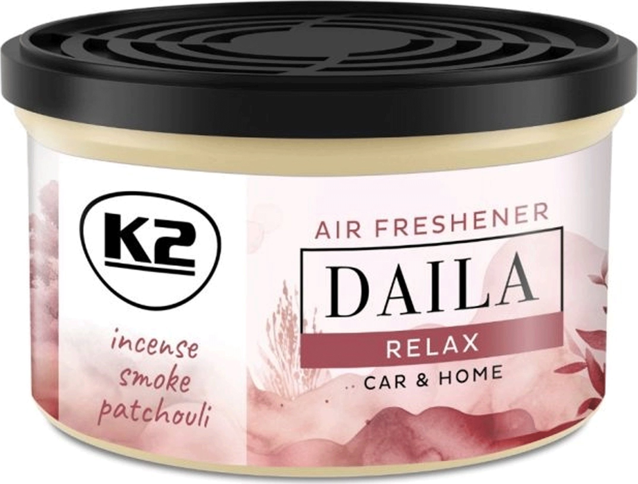 K2 DAILA RELAX Zapach w Puszce do Auta Samochodu do Domu Paczula