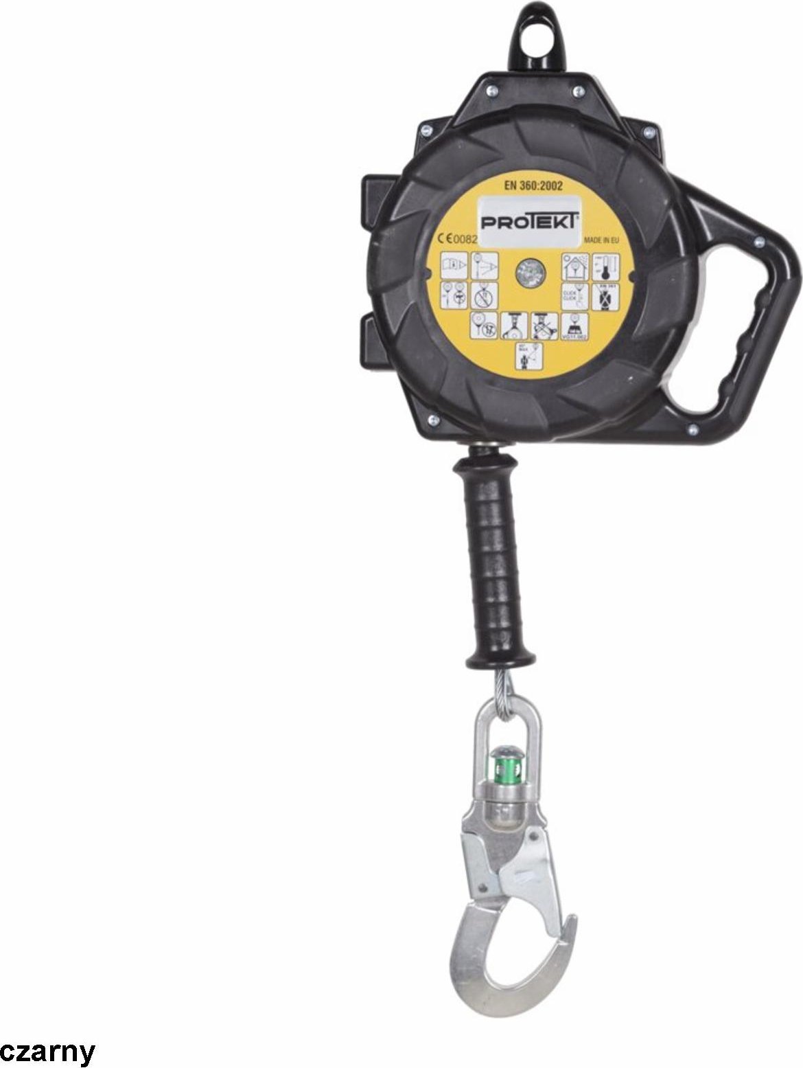 Protekt CR250V - urządzenie samohamowne z zatrzaśnikiem AZ 002ASI, praca w pionie - szary 6