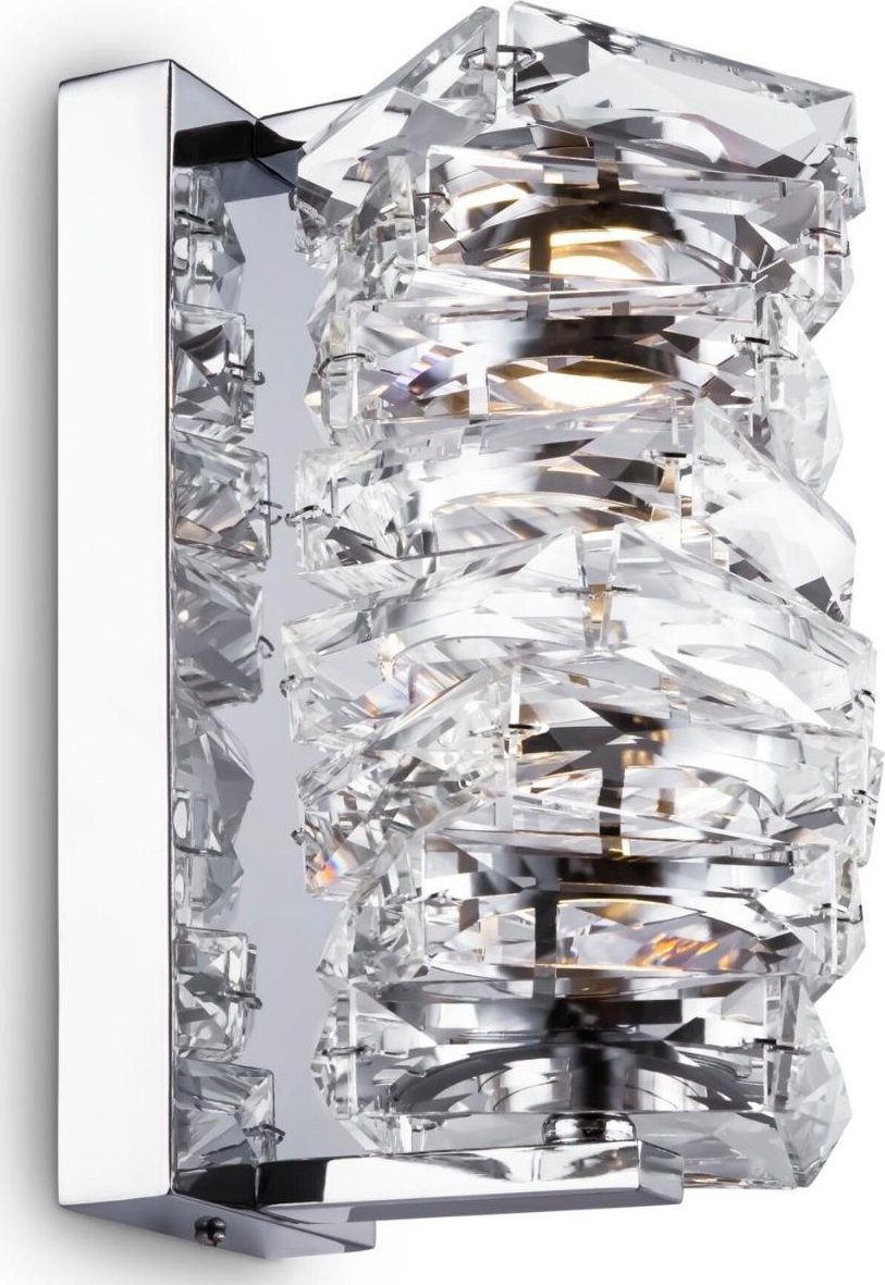 Kinkiet Maytoni Szklany kinkiet Coli MOD124WL-L6CH3K Maytoni tuba hampton chrom