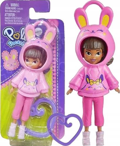 Mattel Polly Pocket Lalka zawieszka 7,5cm