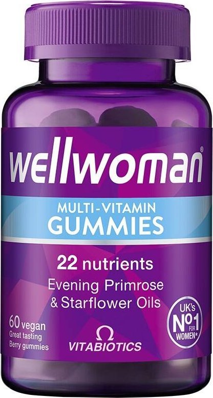 VITABIOTICS_Wellwoman suplement diety wspierający zdrowie kobiet 60 żelek