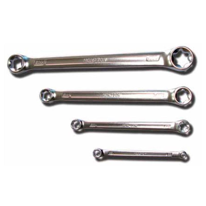 Honiton Zestaw kluczy oczkowych dwustronnych torx E6-E24 4szt. (H0004)