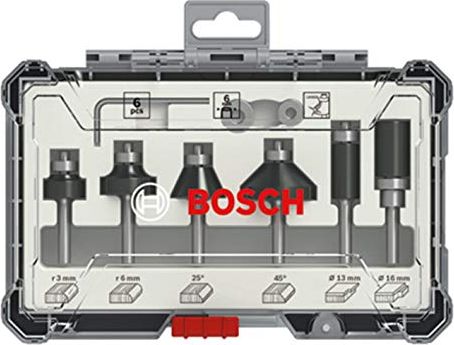 Bosch Zestaw frezów 6szt. 6mm (2607017468)