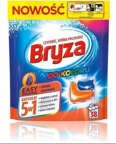Bryza BRYZA Kapsułki do Prania Easy Ironing Kolor 38szt