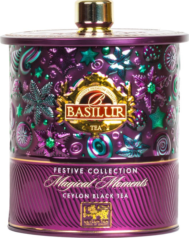 Basilur Basilur MAGICAL MOMENTS czarna herbata cejlońska WINOGRONO puszka - 75 g