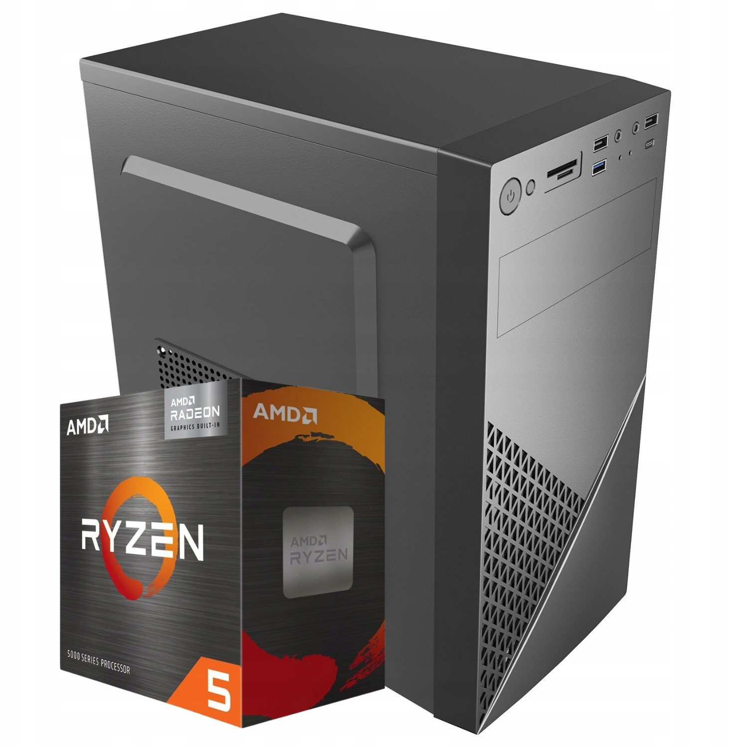 Komputer Pix Protask V7 AMD Ryzen 5 32GB DDR4 1000GB SSD DVD Windows 11