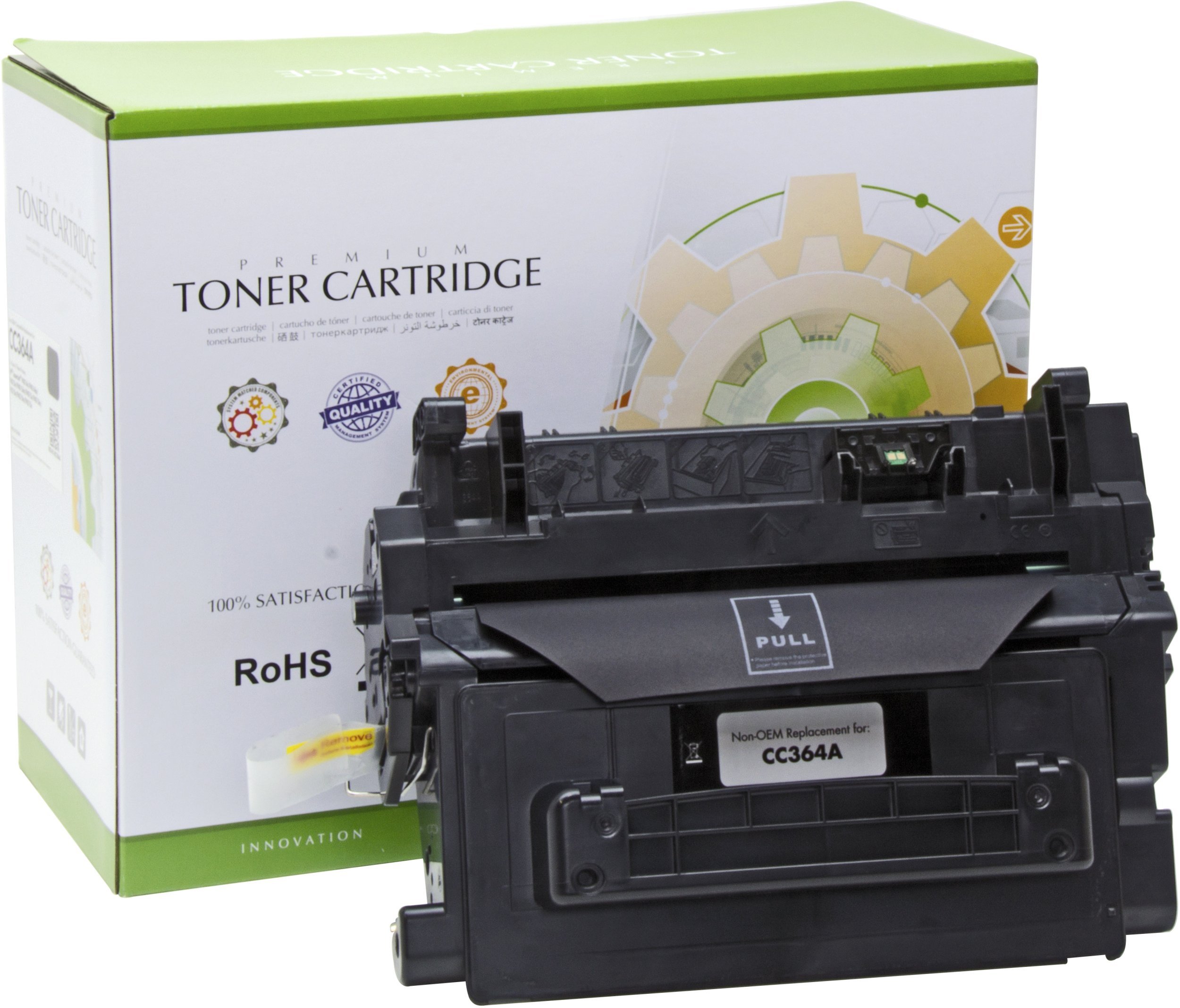 STATIC Toner cartridge compatible with HP CC364A black compatible 10.000 pages