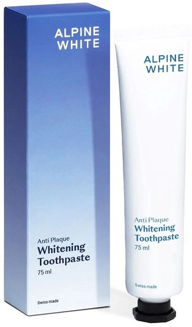 Alpine White Whitening toothpaste anti plaque wybielająca pasta przeciw płytce nazębnej 75ml
