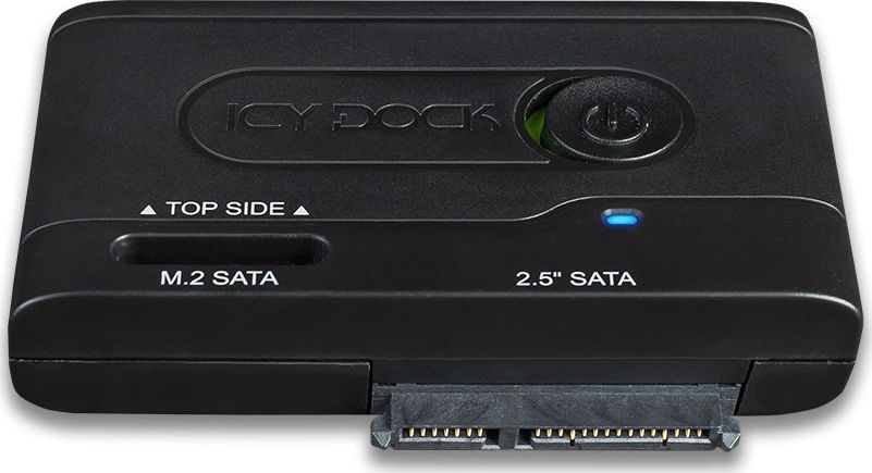 Kieszeń Icydock 2.5" SATA/ M.2 SATA - USB-C 3.2 Gen 1 (MB031U-1SMB)