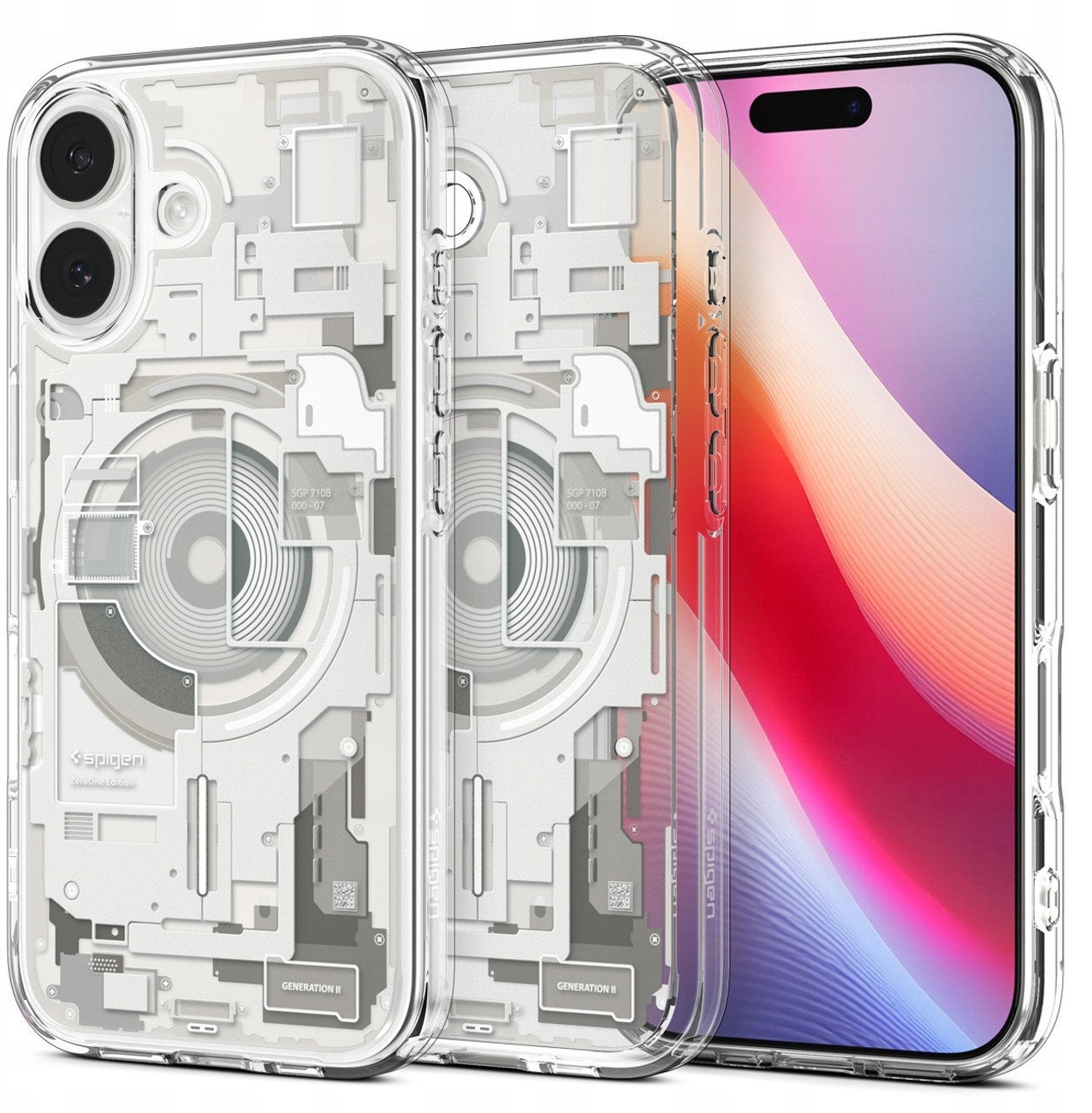 Spigen Ultra Hybrid Mag MagSafe - Etui do iPhone 17 (Zero One Natural Titanium)