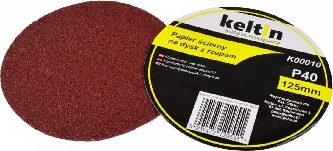 Geko PAPIER ŚCIERNY NA DYSK Z RZEPEM 125MM P40(100/2000) K00010 GEKO