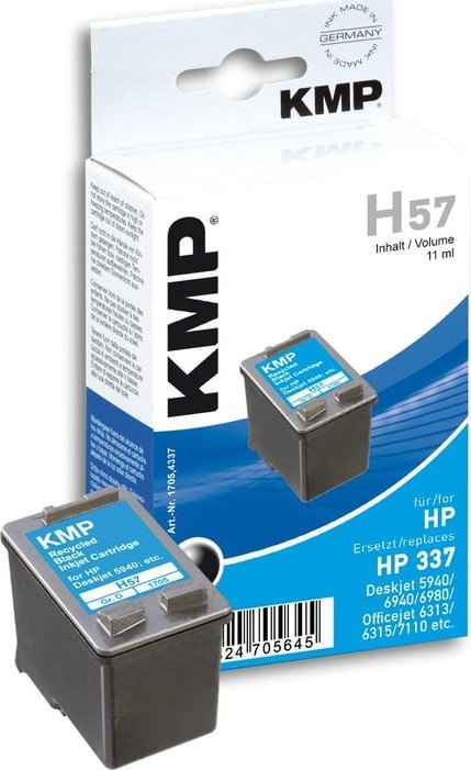 Tusz KMP Patrone HP C9364EE Nr.337 comp. black H5 - 1705,4337