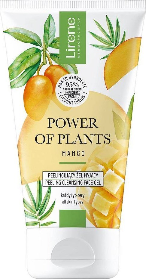 Lirene Power of Plants Peelingujący żel myjący - Mango 150ml