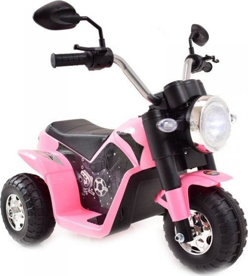 Super-Toys MOTOR CHOPPER - PIERWSZY MOTOREK DLA DZIECKA, MIĘKKIE SIEDZENIE/JC916