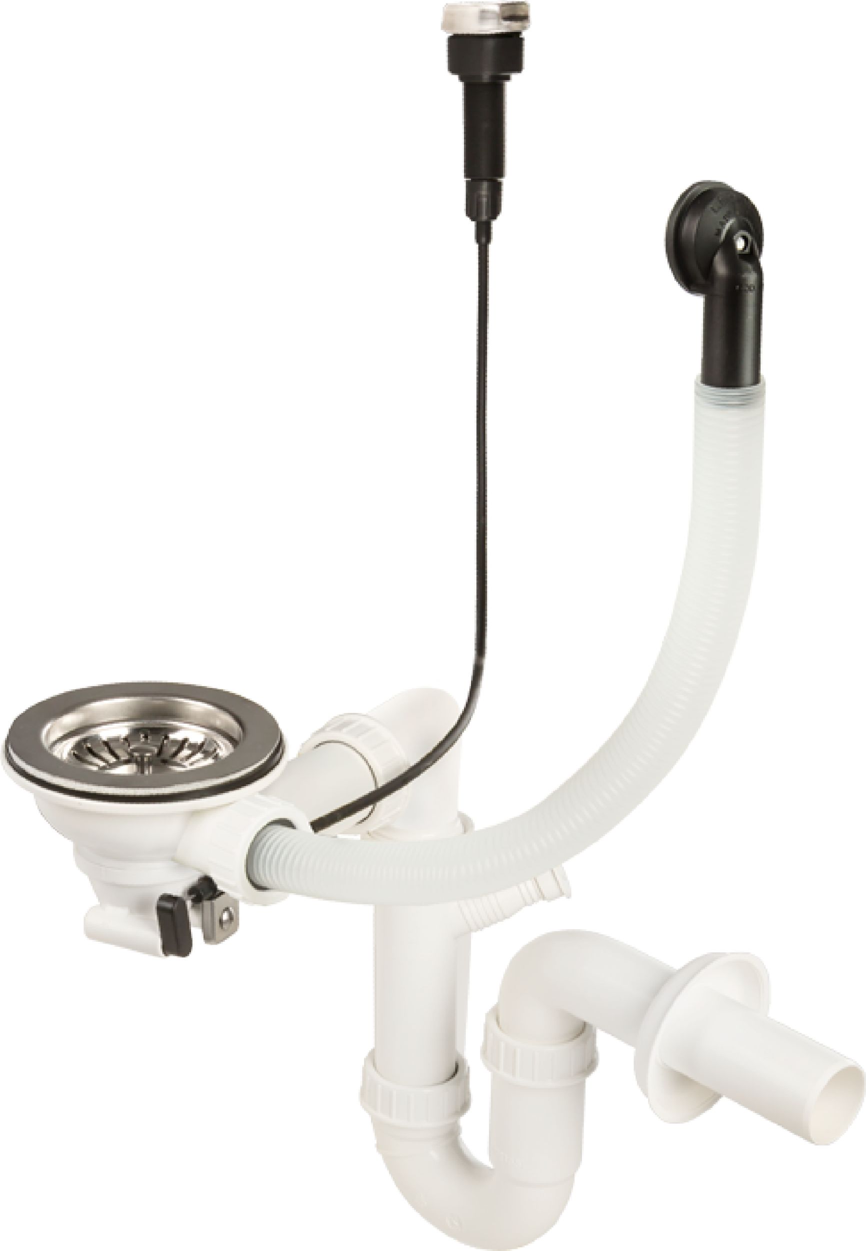 Syfon Deante Syfon rurowy pojedynczy 3,5" (ZXY 9972)