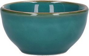 NPC Polska Rose&Tulipani Zestaw 6 okrągłych miseczek z kamionki 7 cm niebiesko-zielony