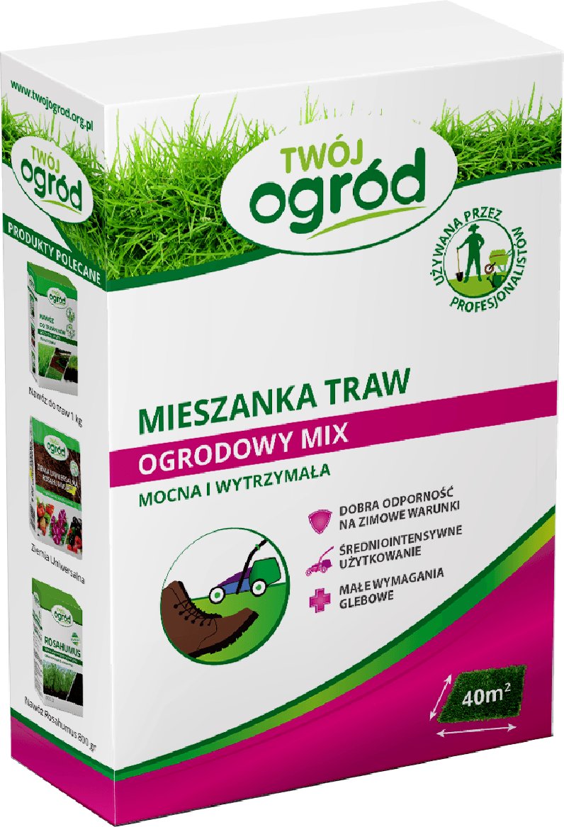 Nasiona trawy Twój Ogród Trawa Ogrodowy Mix E+ 1 kg