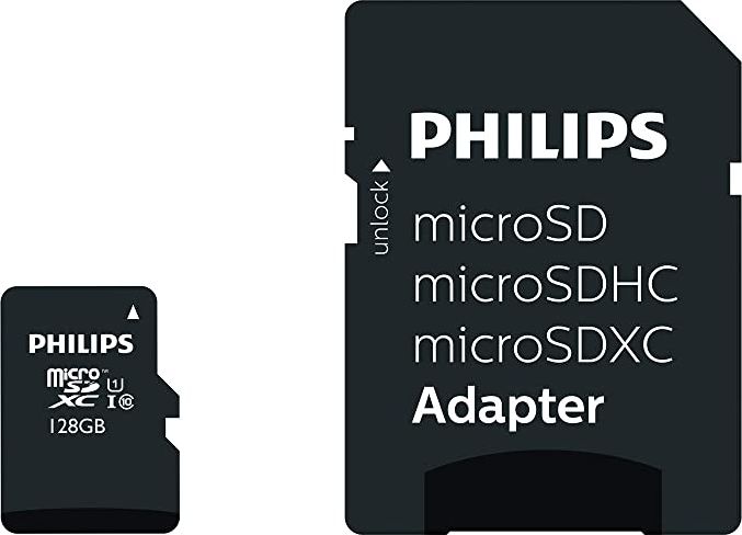 Karta Philips MicroSDXC 128 GB Class 10 UHS-I/U1 (FM12MP45B/10)