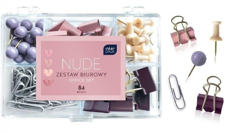 Interdruk Zestaw biurowy Nude 84el