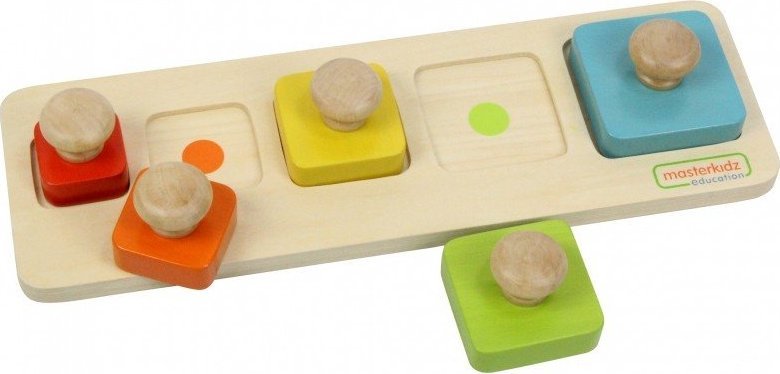 Masterkidz MASTERKIDZ Układanka Nauka Rozmiarów i Kolorów Montessori