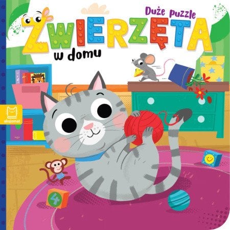 Zwierzęta w domu Duże puzzle 40812