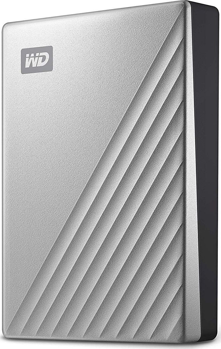 Dysk zewnętrzny HDD WD My Passport Ultra 4TB Srebrny (WDBFTM0040BSL-WESN)