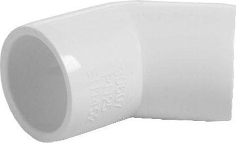 IDMAR Kolanko PVC 45 1" system klejony - zimna woda; PVCKKW025XKW025-45.301