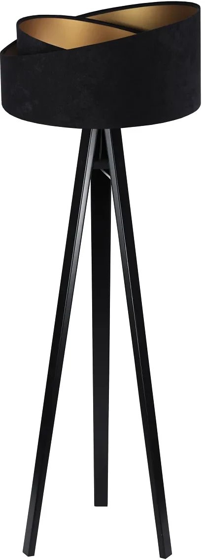 Lampa stojąca GEMSTONE czarna/złota BPS KONCEPT