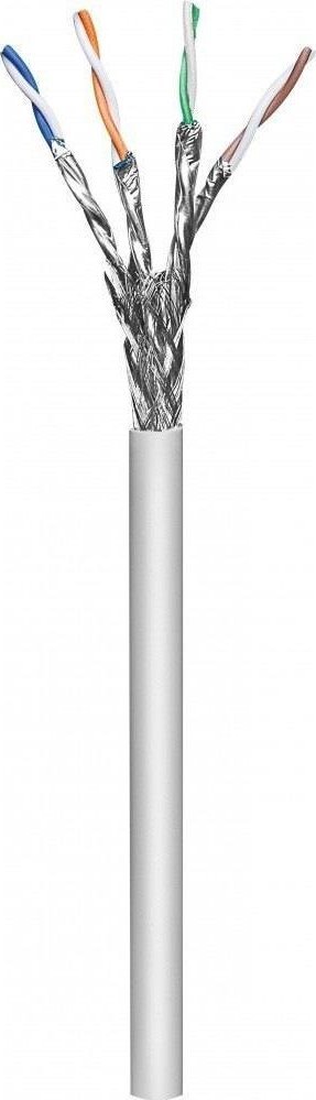 Techly Kabel instalacyjny Techly skrętka Cat6a S/FTP linka, 100% miedź, 100m szary PIMF