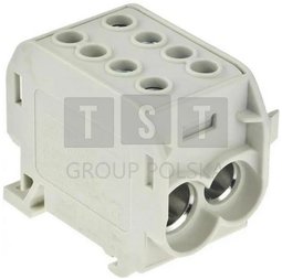 ENE-00520 Złączka szynowa jednopolowa ZGX 1x70/2x50 mm2 szara (Al/Cu) ENE-00520