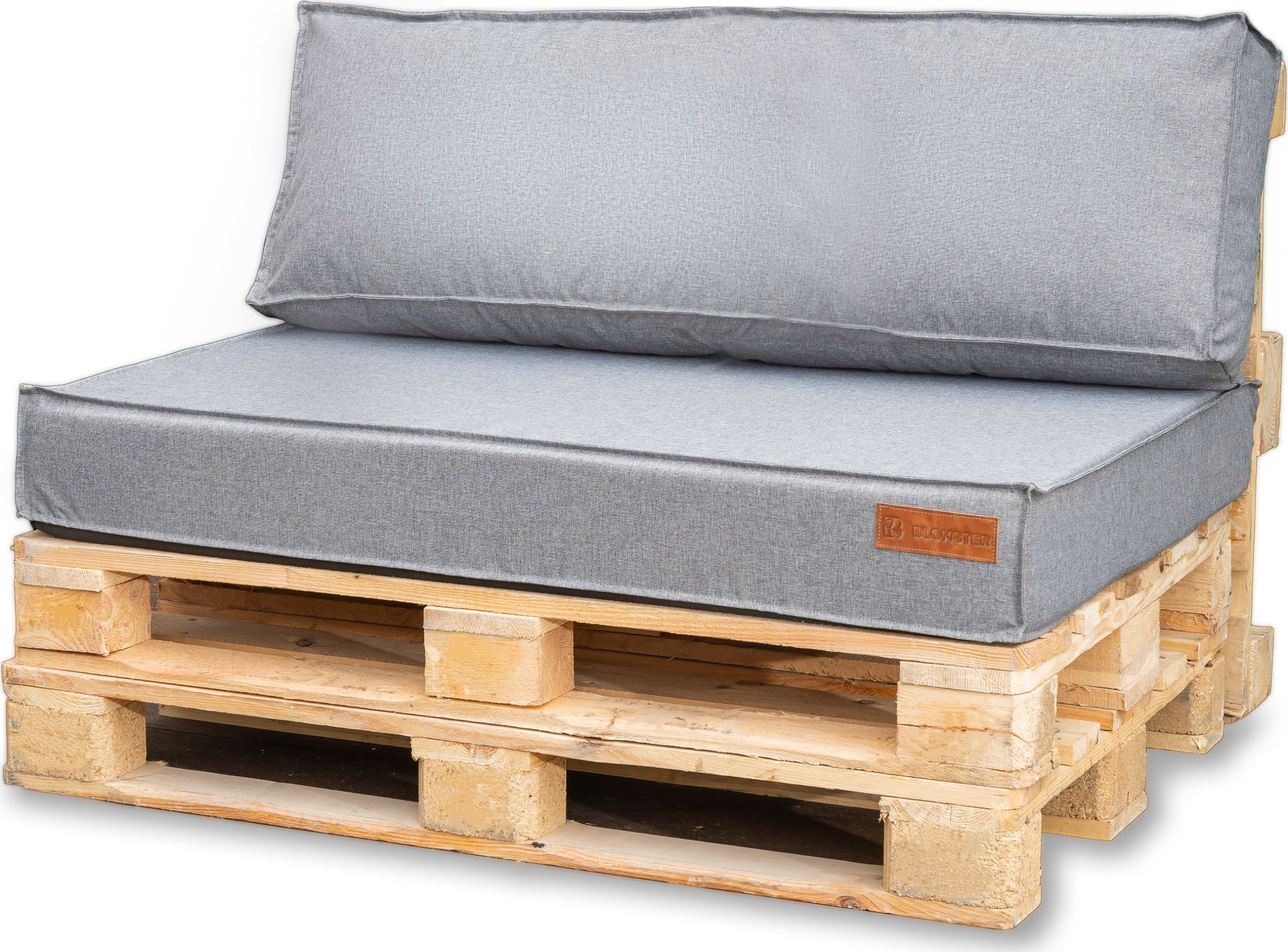 Blomster Zestaw na meble z europalet 120x80x15 jasny szary