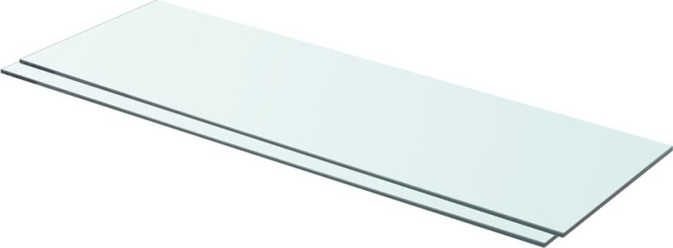 vidaXL Półka pod lustro 80cm przezroczysty (3051575)