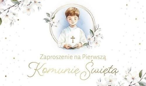 Zaproszenie Komunia (10szt)