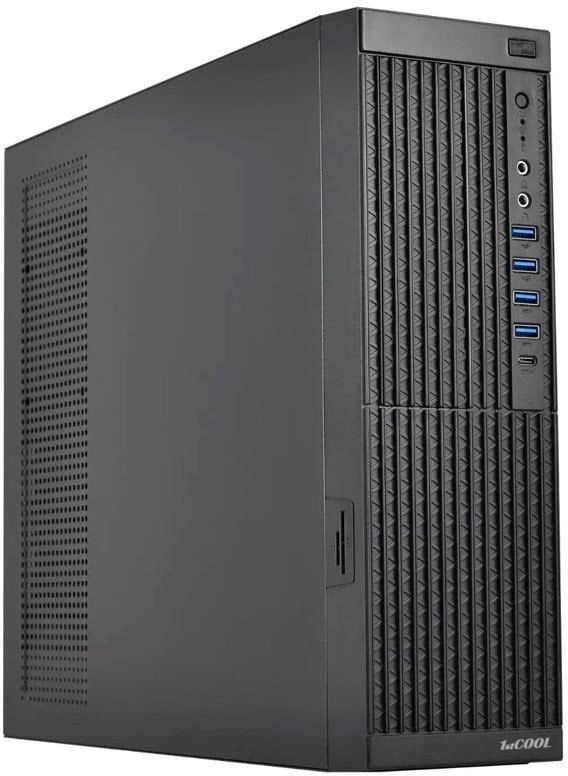 1stCOOL skříň COMPACT 2, Micro Tower, AU, USB 3.0, USB-C, CR, 1x 60mm Fan, černá
