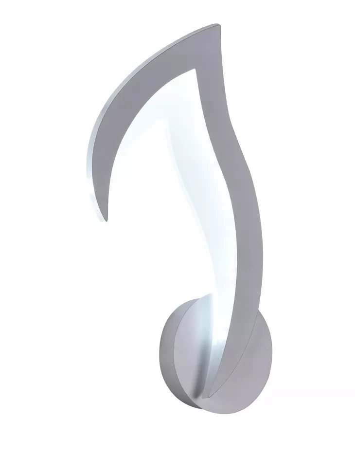 Nowoczesny Kinkiet Ścienny LED Lampka Nocna Kwiat Lotosu Biały