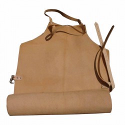 Fartuch skórzany licowy brązowy