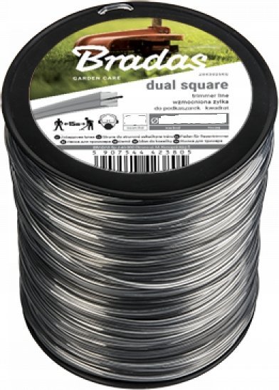 Bradas ŻYŁKA TNĄCA RIPPER DUAL 2,7*345m/KWADRAT2,5kg