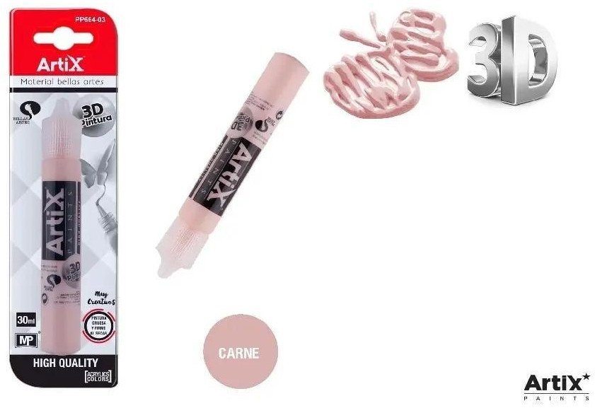 Farba strukturalna 3D cielisty 30ml