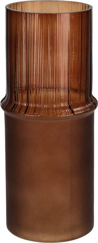 Home Styling Collection Wazon szklany tuba MATTE, Ø 10,8 x 25 cm