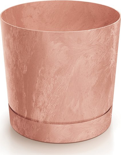 Prosperplast Doniczka Tubo 130 Ter Beton Effect+podstawka 1,2l