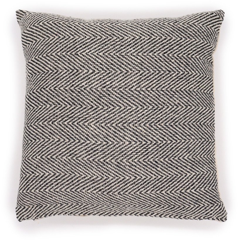 Poszewka Na Poduszkę - Jasnoszara Jodełka