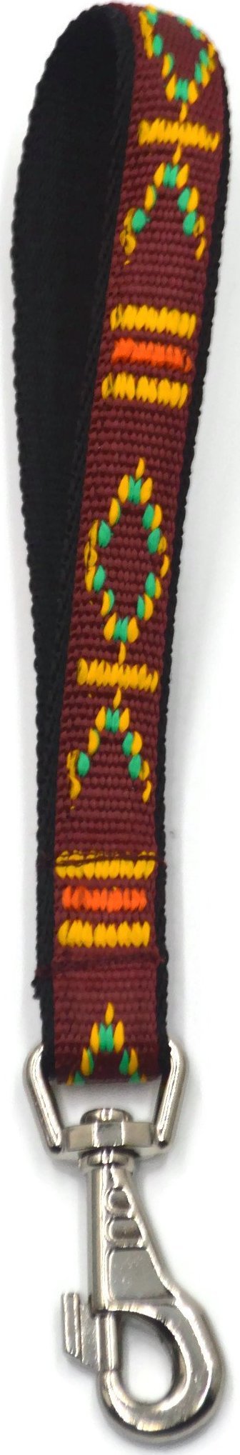 Alizoo Podwójna mocna rączka do obroży dla psa 25mm Indiański wzór - ALIZOO