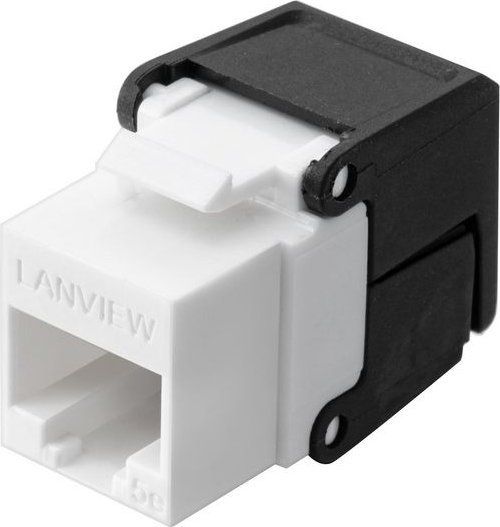 Lanview Cat5e Unshielded flip jack