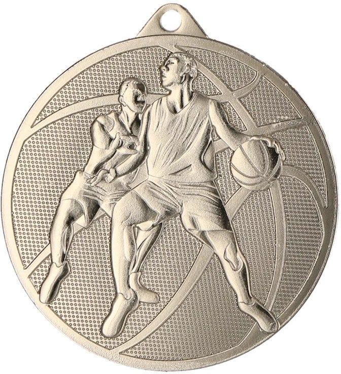 Victoria Sport Medal srebrny- piłka koszykowa - medal stalowy